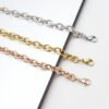 Stainless steel cross bracelet