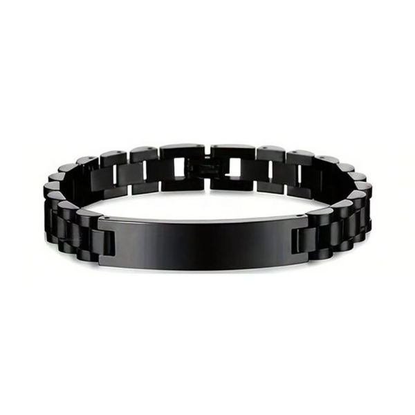 Men's bracelet with a watch-style strap