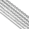 Stainless steel O-link and cable chains in various sizes for B2B suppliers.
