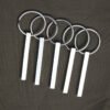 打孔长条钥匙扣 (3) Wholesale Stainless Steel Blank Bar Keychains, Rectangle 3D Vertical Pillar Key Rings for Laser Engraving & Custom Logos