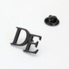 Stainless Steel Custom Initial Brooch Pins