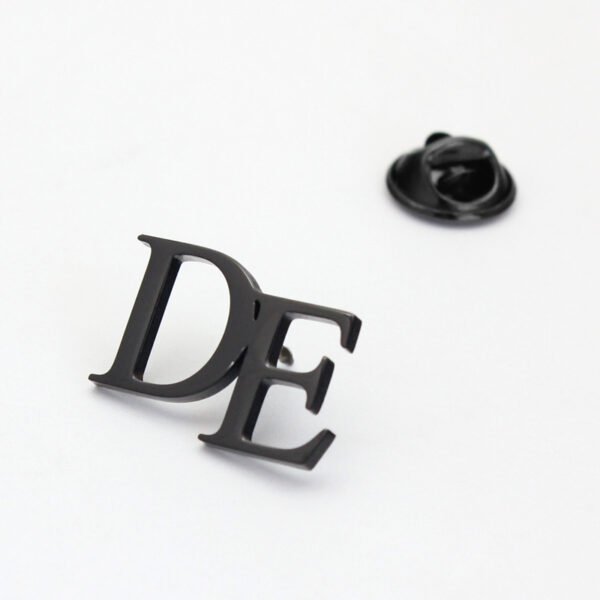 Stainless Steel Custom Initial Brooch Pins