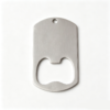 军牌开瓶器 (2) Wholesale premium brushed silver stainless steel military dog tag blank bottle opener with satin finish for custom engraving catalog.